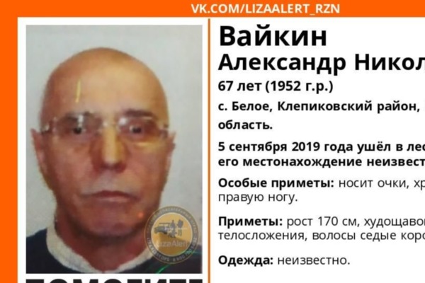 Добровольцы организовали ночные поиски пропавшего под Рязанью пенсионера