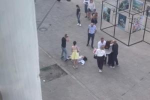 На улице Почтовой в Рязани засняли женскую драку