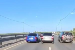 Агрессивный водитель устроил ДТП на Северной окружной в Рязани