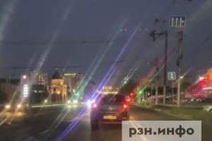 На Московском шоссе погасло уличное освещение