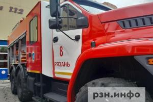 В Рязанской области горела дача