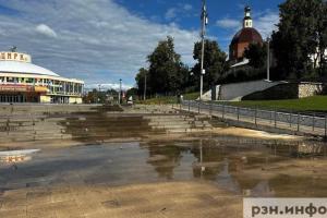 В «Водоканале» рассказали, почему затопило Лыбедский бульвар в Рязани