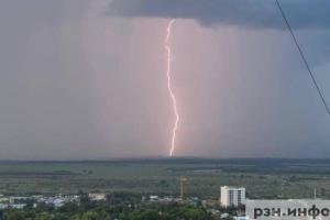 Рязанцев предупредили о надвигающихся грозах