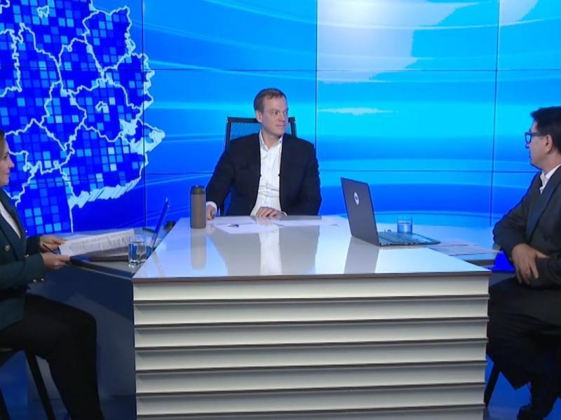 Малков начал отвечать на вопросы рязанцев во время прямого эфира