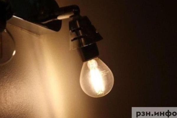 В микрорайоне Рязани из-за аварии отключили свет