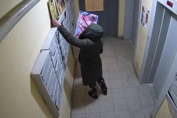 Рязанцы пожаловались на женщину, ворующую картины из подъезда
