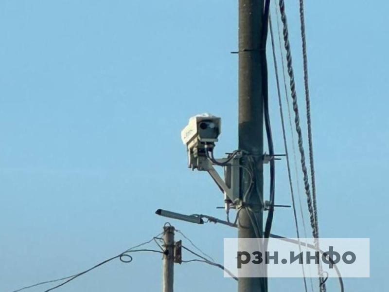 Около моста через Оку в Рязани убрали две дорожные камеры