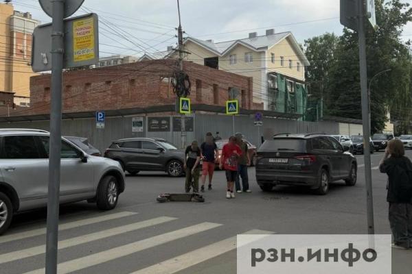 В Рязани произошло ДТП с участием самоката