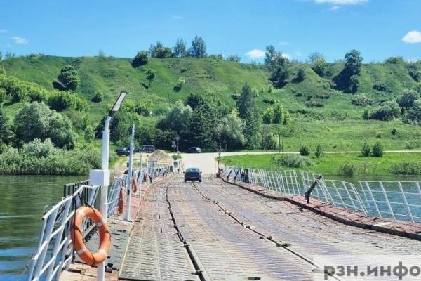 В Рязанской области закроют движение по мосту через Оку