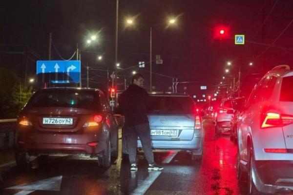 Рязанцы засняли ДТП на Северной окружной дороге