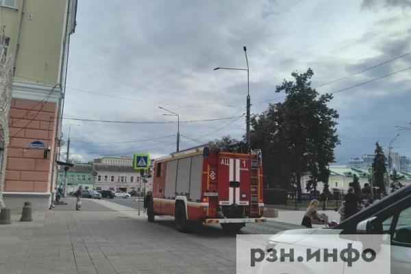 На улице Почтовой в Рязани заметили машину пожарных