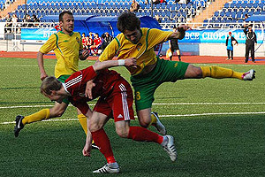 Угол-шоу. Подав рекордное число корнеров, рязанские футболисты не смогли одолеть аутсайдера