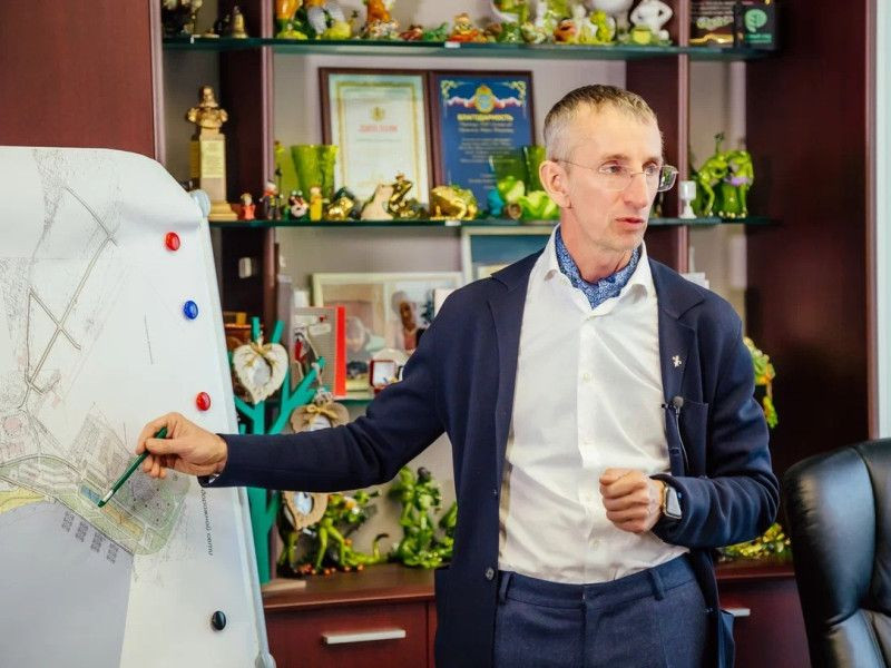 Андрей Оришкевич: на набережной в Борках построим трибуны, игровые зоны и площадку для пляжного волейбола